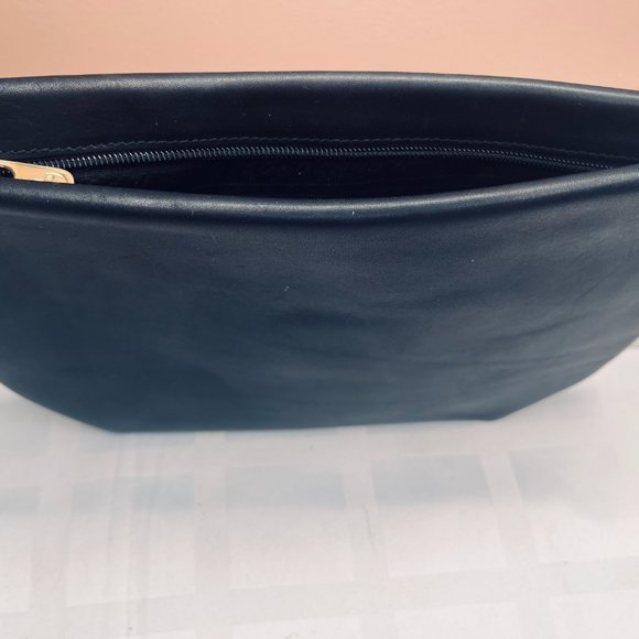 Il Punto Rossa Vintage Black Leather Handbag with Ornate Gold & Onyx Detail (195 - Picture 7 of 9